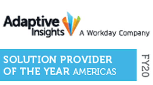 Workday Adaptive Insights Provider of the Year Award