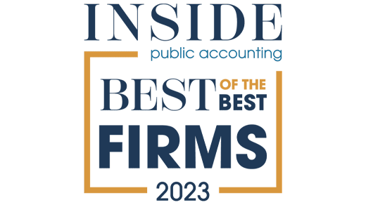 Inside Public Accounting Best of the Best Firms Award - Armanino