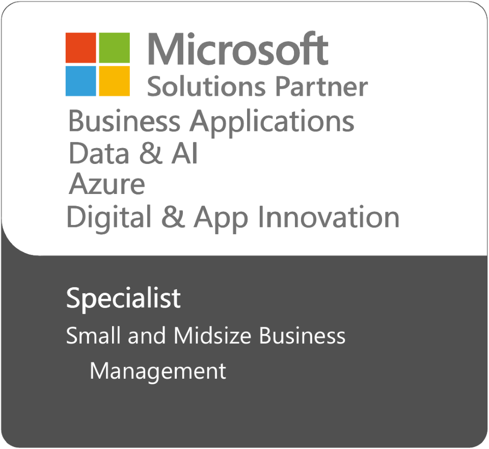 Microsoft Solutions Partner D365 BC SMB Specialization