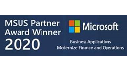 Microsoft MSUS Partner Award 2020