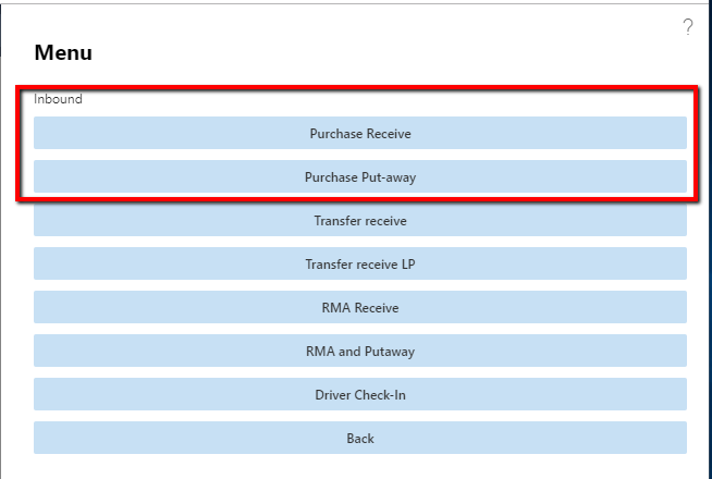 Receive POs Using D365 Mobile Device Functionality