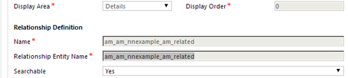 NNs in a simple intersect entity matching the Relationship Entity Name