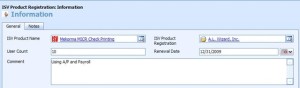 N:N Relationship – CRM ISV Product Registration