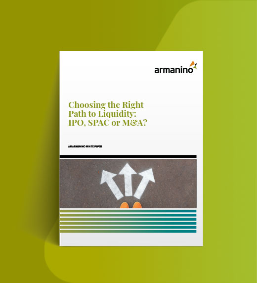 Choosing Right Path to Liquidity IPO SPAC M&A