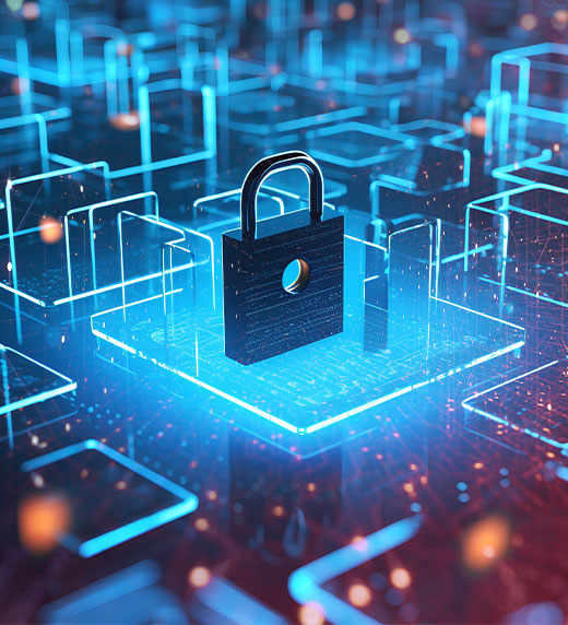6 Ways to Comply With the SEC’s New Cybersecurity Disclosure Rules - Isometric image with lock