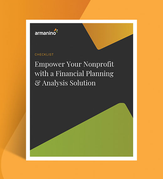 Empower Your Nonprofit with a Financial Planning & Analysis Solution