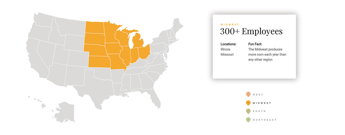 Armanino locations in Midwest region