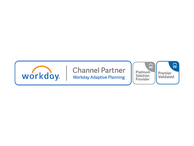 Workday Adaptive Planning Channel Partner Platinum Solution Provider
