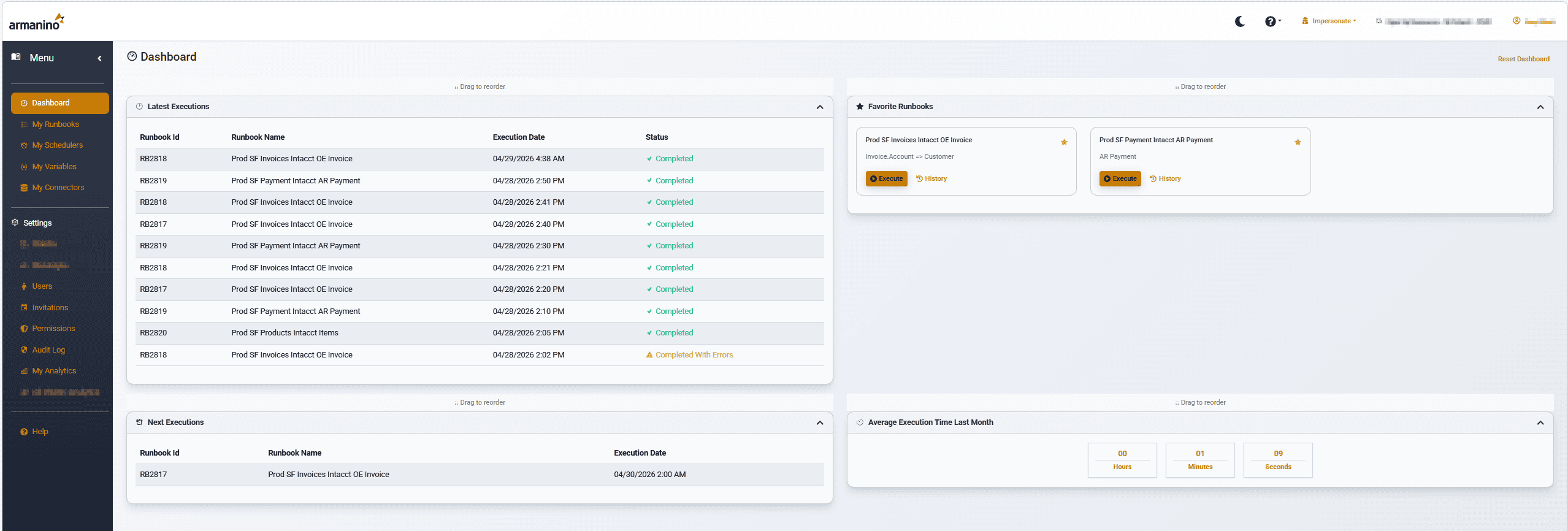CloudSync Dashboard Screenshot