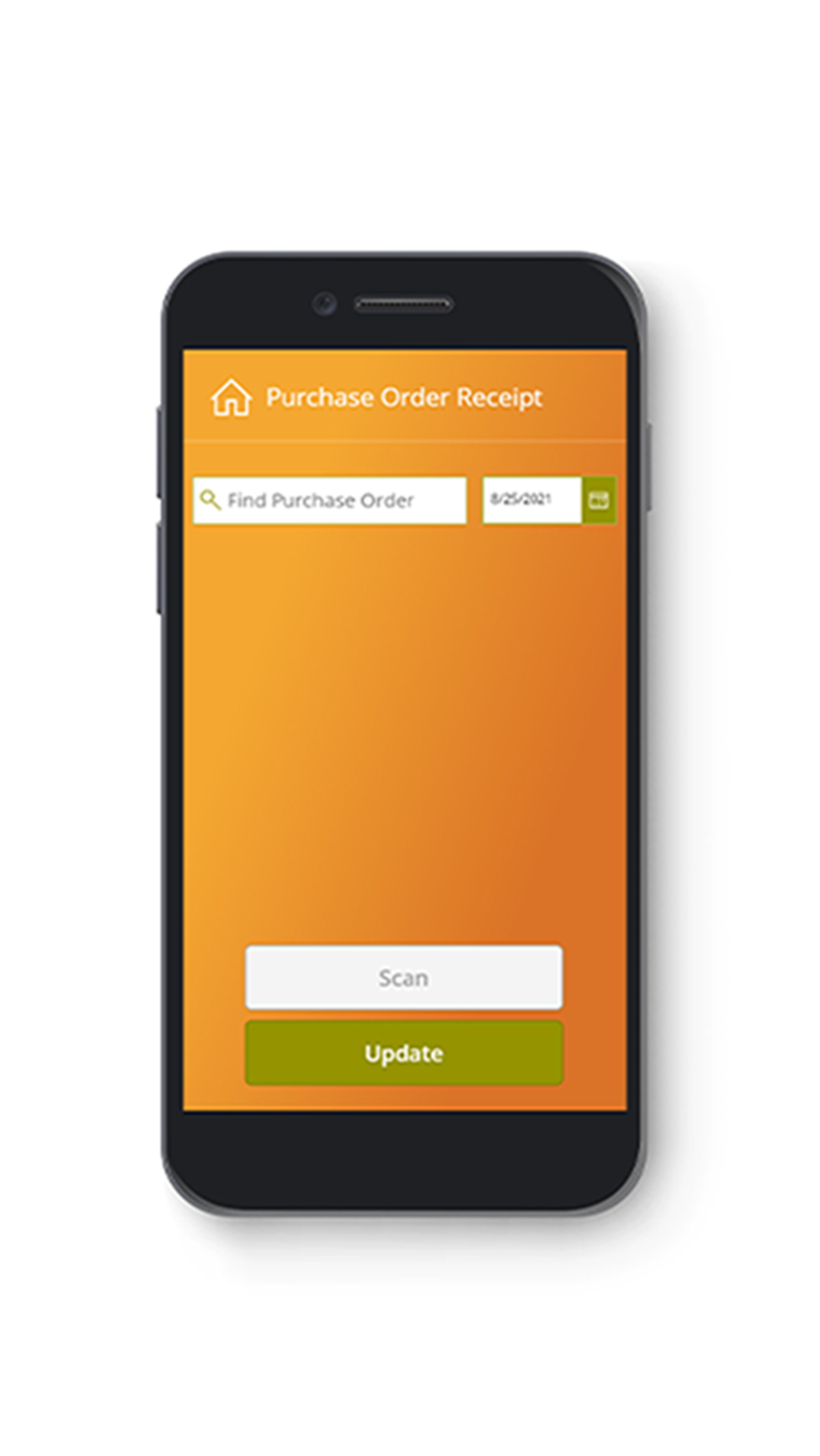 Purchase Order Receipt  Scan Screen