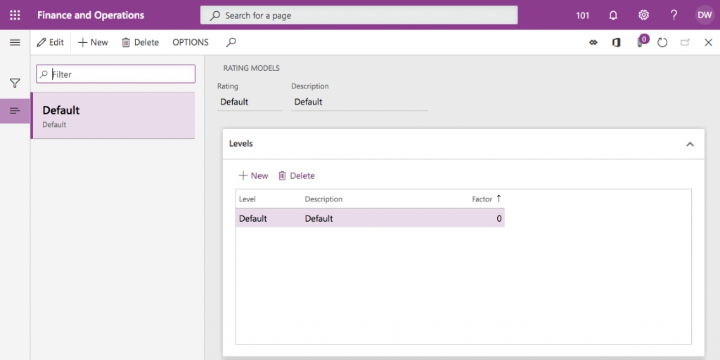 D365 F&O Capacity Modeling - Skills set-up (step 1)