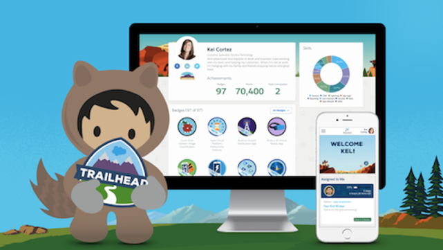 Salesforce Trailhead personalized training platform for end-users